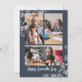 Collage de fotos del día de la abuela Tarjeta de v