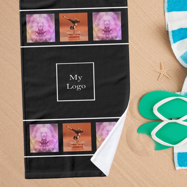 Collage de fotos del logo corporativo en blanco ne (Subido por el creador)