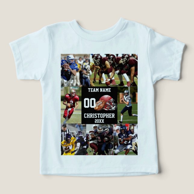 Collage de fotos deportivo personalizado (Diseño delantero )