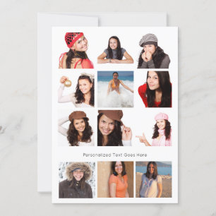 Collage de fotos Doce fotos personalizadas
