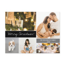 Collage de fotos familiar Feliz Navidad