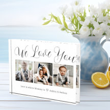 Collage de fotos familiar para mamá