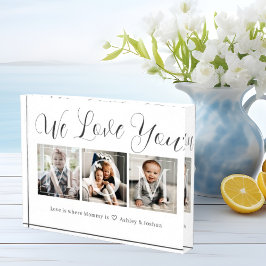 Collage de fotos familiar para mamá