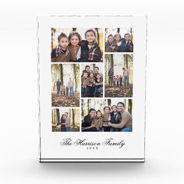 Collage de fotos familiares (Anverso)