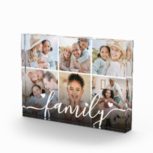 Collage de Fotos Familiares Personalizadas de Acrí