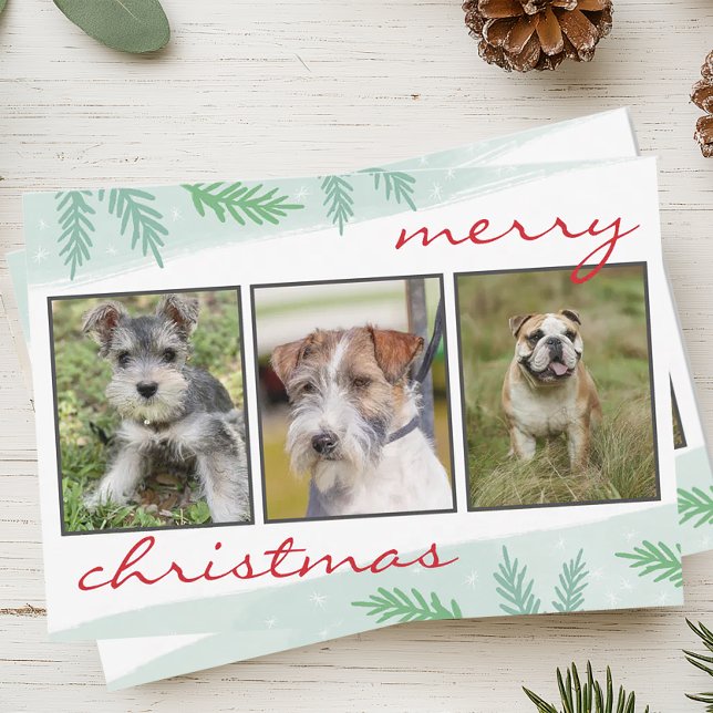 Collage de fotos Feliz Navidad (Photo Collage Christmas Card)