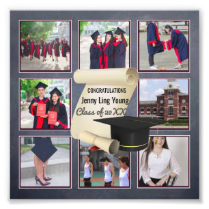 Collage de fotos Graduación WALL ART - Conmemorati