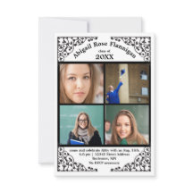 Collage de fotos - Invitación de 3x5 grado