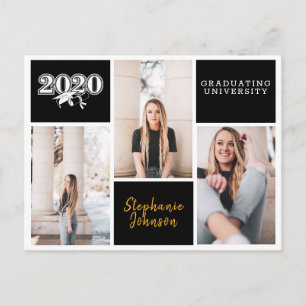 Collage de fotos Invitación de graduación 2020