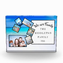 Collage de fotos Keepsake Ocean Beach Somos famili