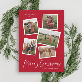 Collage de fotos moderno Feliz Navidad