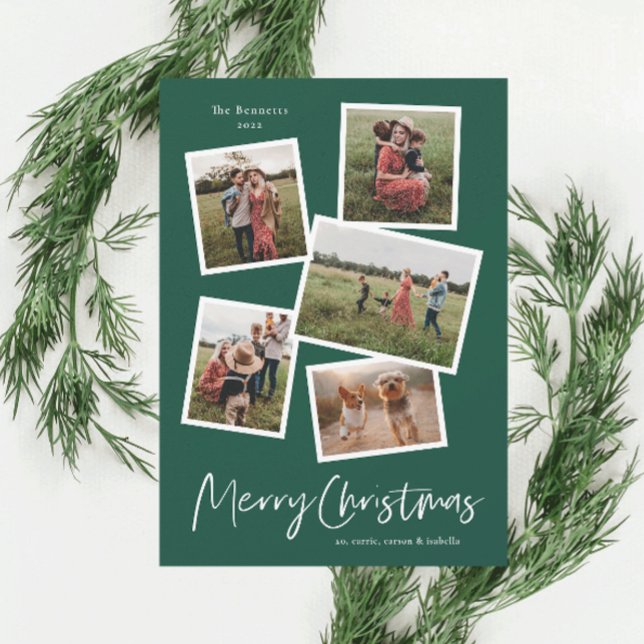 Collage de fotos moderno Feliz Navidad (Subido por el creador)