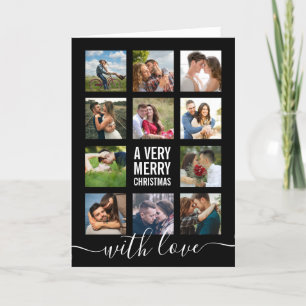 collage de fotos moderno Muy Feliz Navidad