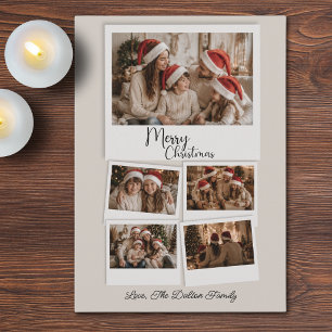 Collage de fotos múltiples de Navidad moderno