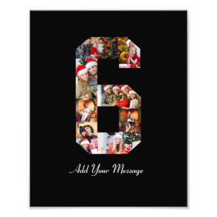 Collage de fotos negro y blanco número 6