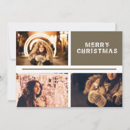 Collage de Fotos Personalizable Navidad Moderna
