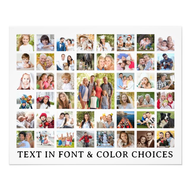 Collage de fotos personalizado 45 Fotos Personaliz (Frente)