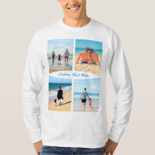 Collage de fotos personalizado Camiseta tus fotos