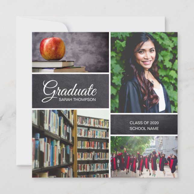 Collage de fotos personalizado Clase de 2020 (Anverso)