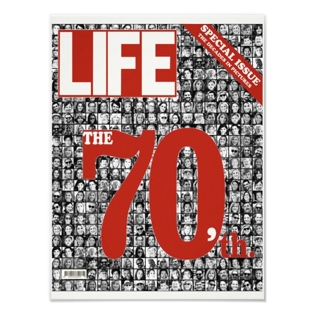 Collage de fotos Personalizado de la revista Life (Frente)