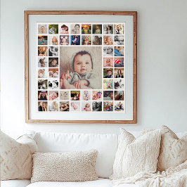 Collage de fotos personalizado de Recuerdos famili