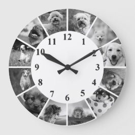 Collage de fotos Personalizado de reloj de perro B