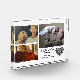 Collage de fotos Personalizado moderno Día del abu