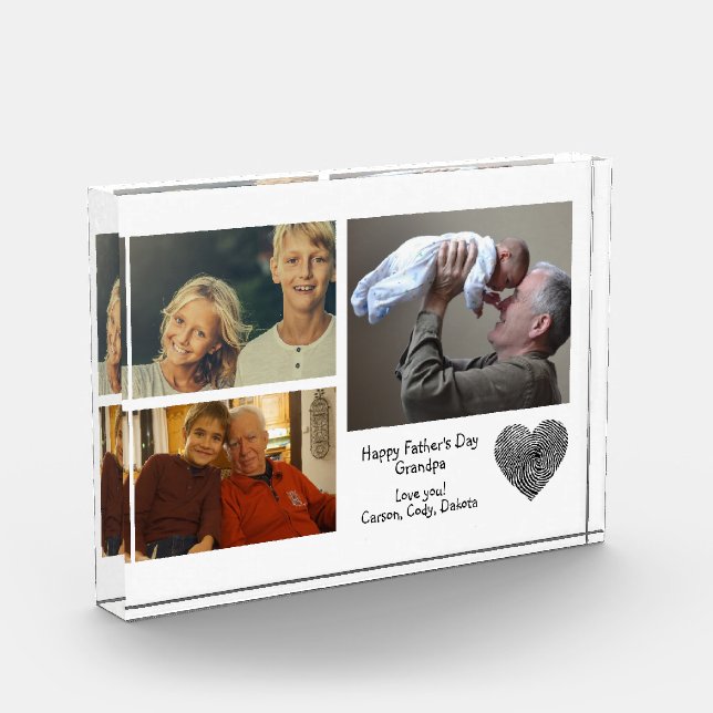 Collage de fotos Personalizado moderno Día del abu (Izquierda)