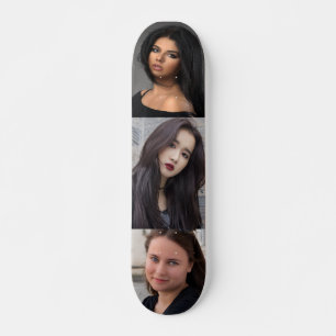 Collage de fotos personalizado monopatín