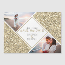 Collage de fotos Purpurina dorado