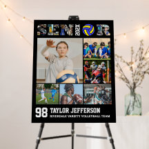 Collage de fotos Senior de Equipo Deportivo Jugado