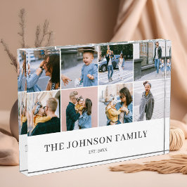 Collage de fotos sofisticado de Recuerdos familiar