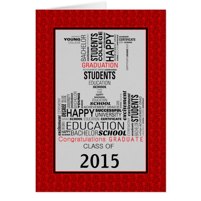 Collage de graduados rojos (Frente)