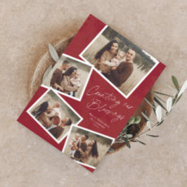 Collage de guiones Tarjeta de Navidades magnéticos