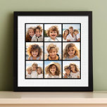 Collage de Instagram con 9 fotos<br><div class="desc">¡Usa tus fotos sin marcos en esta! Añade tus fotos e instantáneas favoritas a esta tira para un divertido guardián de la memoria. Una forma artística de mostrar tus mejores fotos para compartir fotos.</div>