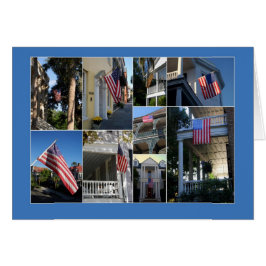 Collage de la bandera americana