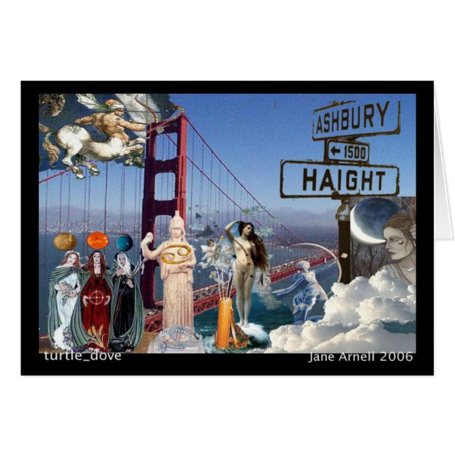 collage de la carta del arte de la astrología (Anverso (Horizontal))