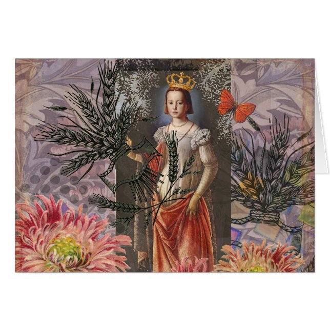 Collage de la Diosa Celestial Virgo: Celestial Vin (Anverso (Horizontal))