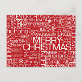 Collage de la palabra del navidad