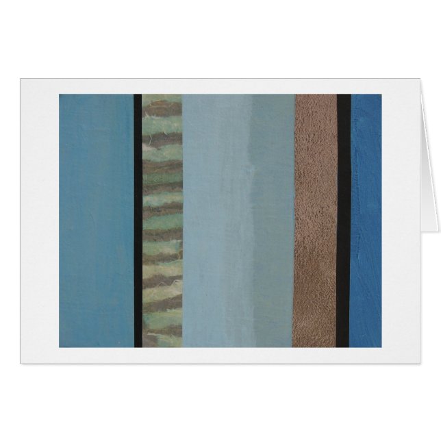 Collage de la raya de muchos azules (Anverso (Horizontal))