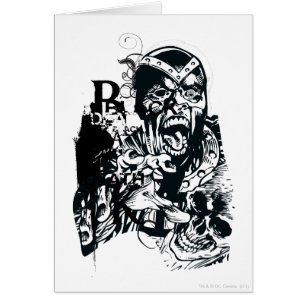 Collage de mano negra y cráneo