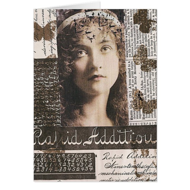 Collage de medios mixtos de adición rápida (Frente)