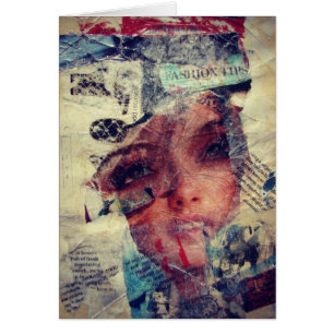 Collage de medios mixtos de consejos de moda