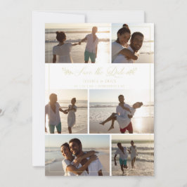 Collage de Moda de marcas de oro 6 Boda de fotos