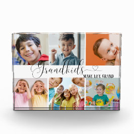 Collage De Nietos Para Bloques De Fotografía De Re