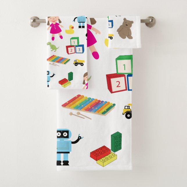 Collage de niños juguetes (In situ)