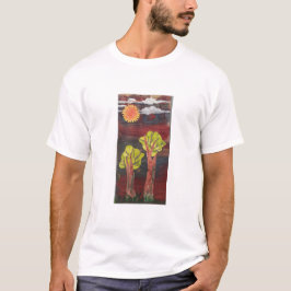Collage de paisajes en camiseta