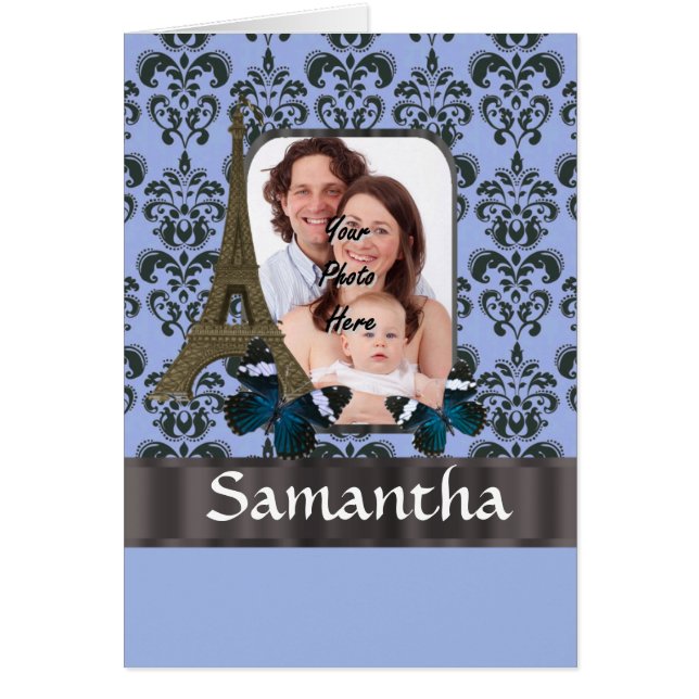 Collage de París por Blue damask (Frente)