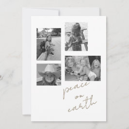 Collage de Paz en la Tierra - Tarjeta de vacacione
