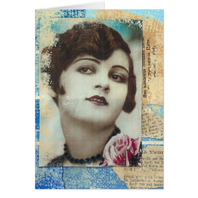 Collage de pinturas de Chica de bonito (Frente)